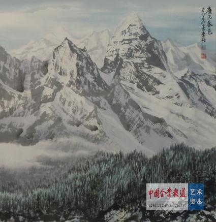 康巴春色68CMX68CM2011年纸本